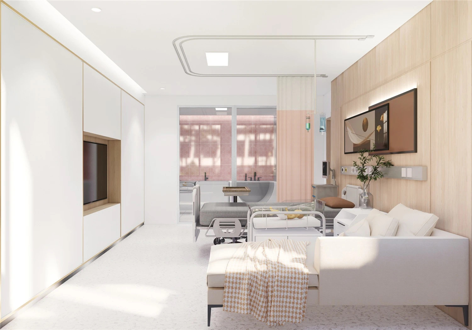 【醫(yī)院案例】婦產(chǎn)醫(yī)院這樣設(shè)計(jì)，簡而不失其華！(圖6)